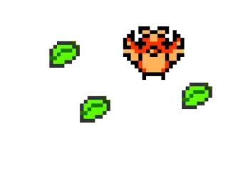 🦁 414ca7b2 pixel art, sprite, jamur, retro, 8-bit, game telegram sticker