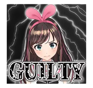 🦁 47cf9e1a Kizuna AI GUILTY Аниме, Девушка, Виртуальный ютубер, Kizuna Ai, Милая telegram sticker