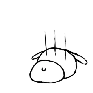 💞 6253d7f6 Blob, Lucu, Coretan, Menggantung, Sederhana, Seni garis, Aneh telegram sticker