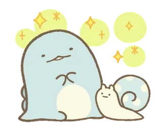 💬 e519a112 น่ารัก, คาวาอิ, การ์ตูน, ภาพประกอบ, Sumikko Gurashi, หอยทาก, ตัวละคร, แปลก telegram sticker
