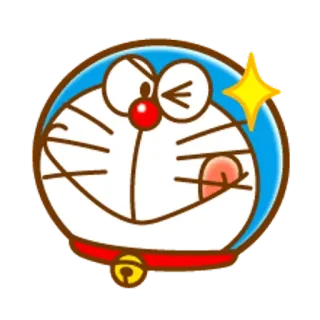 🐶 0aabfa5f Doraemon Дораэмон, Мультфильм, Кот, Аниме, Манга, Персонаж, Счастливый telegram sticker