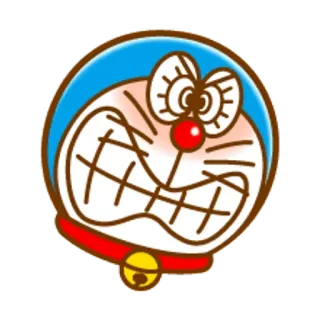 🐶 5cb10a37 Doraemon Дораэмон, Аниме, Мультфильм, Кот, Робот, Колокольчик, Наклейка telegram sticker