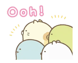 💭 03a8ac39 Ooh! mono, kawaii, reacción, animado, sorprendido, ooh, adorable whatsapp sticker