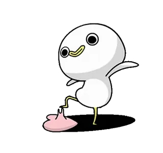 ⭐ c203285c adesivo, pato, desenho animado, chiclete, goma, passo whatsapp sticker