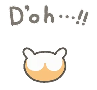 😵 208b265e Homer Simpson The Simpsons D'oh...!! Cartoon, Lustig, Ausdruck, Oh nein, Fehler, Simpsons telegram sticker