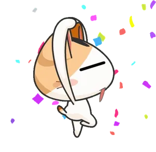 ⭐ 3f8b0b19 кот, милый, аниме, стикер, мультфильм, каваи telegram sticker