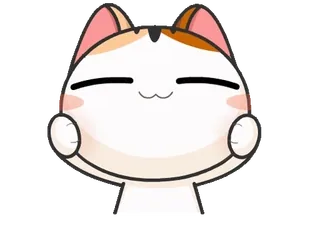 ⭐ 6a2b8660 кот, милый, каваий, стикер, эмодзи, животное telegram sticker