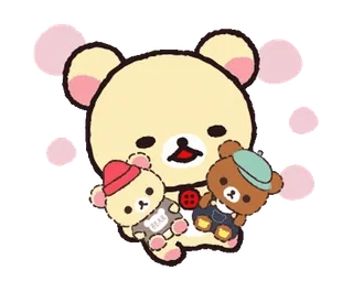 🌸 154c809c Rilakkuma Рилаккума, медведь, милый, каваий, San-X, мультфильм telegram sticker