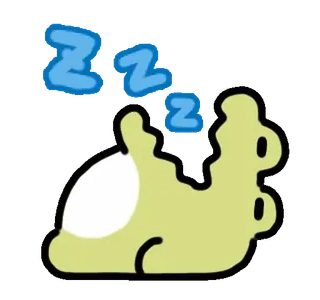 ⭐ 60ab77f1 zzz sleep, tired, zzz, nap, sleeping telegram sticker