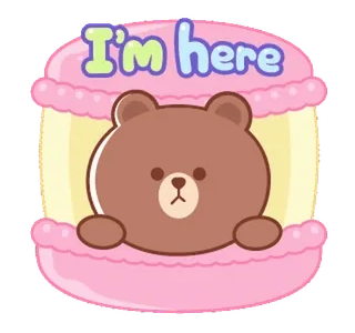 BROWN & FRIENDS Sweet Day (Update)_kal whatsapp stickers