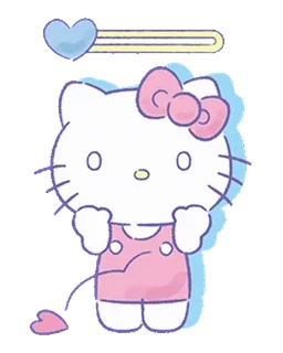 💞 bcece83c Hello Kitty hello kitty, sanrio, cartoni animati, carino telegram sticker