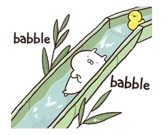 Usamaru Moving Everyday telegram stickers