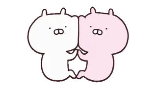 💨 b85eee63 coniglio, carino, animali, cartoni animati, kawaii telegram sticker