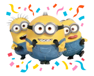 🍋 62a7fcce Minions minions, cartoon, funny, characters telegram sticker