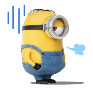 🍋 72dfed79 Minion cartoon, funny, yellow, character, minions telegram sticker