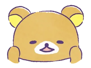 🎀 f52964df oso, lindo, dibujos animados, animal, personaje whatsapp sticker