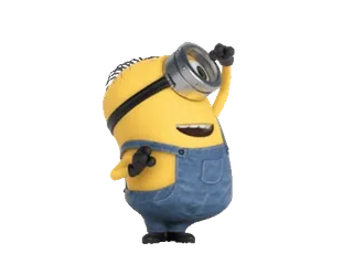 🍋 40bd346d Minion Despicable Me 미니언, 만화, 웃긴, 노란색, 캐릭터 telegram sticker