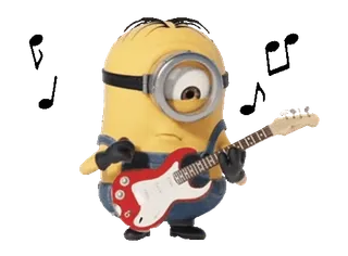 🍋 54535cdb Minion 미니언, 기타, 만화, 캐릭터, 음악, 엔터테인먼트 telegram sticker