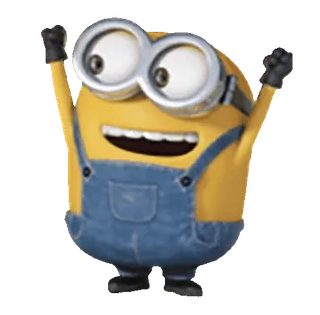 🍋 807054ce Minion Despicable Me 만화, 미니언, 웃긴, 캐릭터, 애니메이션 telegram sticker