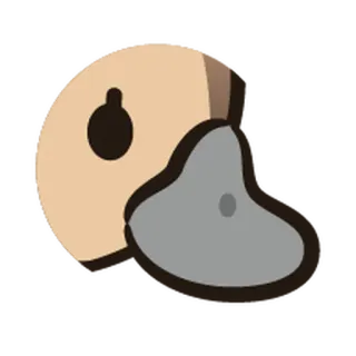 👃 0a3dee29 Ente, Cartoon, Tier, Vogel, Aufkleber telegram sticker