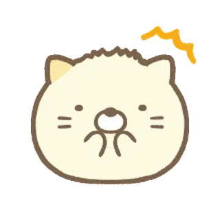 🍐 d514e43b chat, kawaii, mignon, animal, autocollant telegram sticker