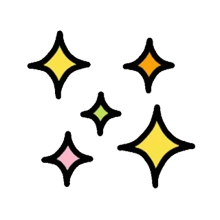 💨 9c57325b sparkles, stars, glitter, shiny, cute telegram sticker