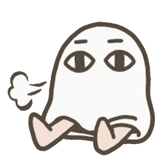 😈 4a0477f1 ma, dễ thương, hoạt hình, đang ngồi, xì hơi, hài hước, dí dỏm telegram sticker