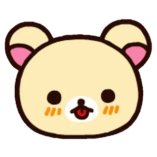 💨 2288198e orso, carino, cartone animato, kawaii whatsapp sticker