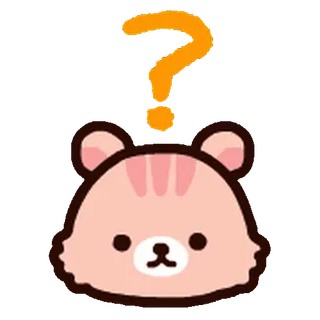 💨 f4b1da07 gatto, domanda, carino, adesivo, animale whatsapp sticker