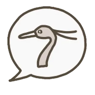 🫥 8f38dd6f gru, uccello, animale, cartone animato, fumetto, disegno telegram sticker