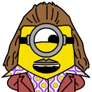 🍋 15f3e073 Minion, amarelo, desenho animado, animado, personagem, humor telegram sticker