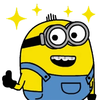 🍋 fb392bc5 Minion Minion, desenho animado, animado, brilhos telegram sticker
