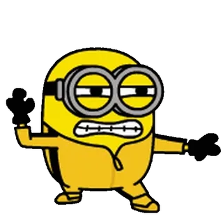 🍋 fff3795a Minion Minion, Desenho animado, Personagem, Engraçado, Amarelo telegram sticker