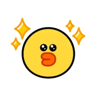 😋 ba25d3db Sally Line Friends sally, line friends, naklejka, słodkie, kaczka telegram sticker