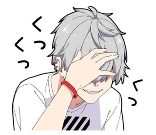 ⭐ f0bfa294 くっ Anime, Ragazzo, Carino, Giapponese, Adesivo telegram sticker