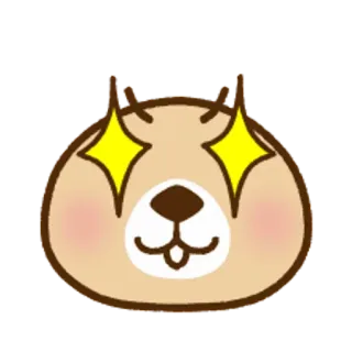 🐧 2d290a17 animale, carino, cartone animato, cervo, brillantini telegram sticker