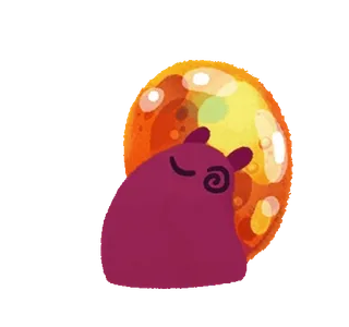 ✨ b3843db9 달팽이, 슬라임, 동물, 귀여운, 애완동물 telegram sticker