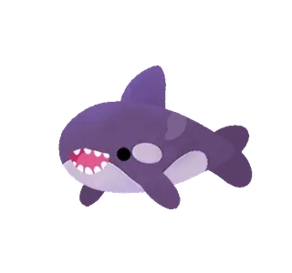 🐬 aec4b584 orca, paus, binatang, laut, samudra, lucu, kawaii, kartun telegram sticker