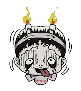 🧟 cbf8931d 卡通, 鬼魂, 灵魂, 疯狂, 害怕, 恐怖, 蜡烛 telegram sticker