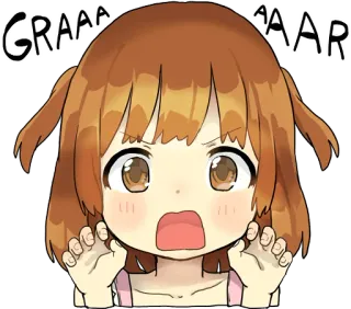 A little girl Sticker ENG :: @line_stickers telegram stickers