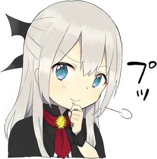😏 88804f46 プッ Anime, Dziewczyna, Manga, Słodkie, Kawaii telegram sticker