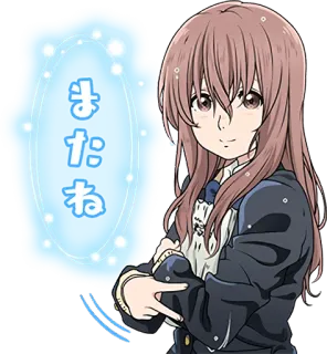 A Silent Voice: The Movie :: @line_stickers telegram stickers