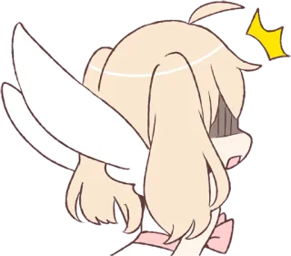 😒 661ccf53 anime, cachorro, brilho, desenho animado, animal whatsapp sticker