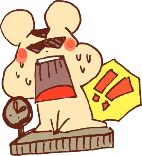 ‼ 79423935 cartoon, dier, gewicht, schattig, uitdrukking, sticker telegram sticker