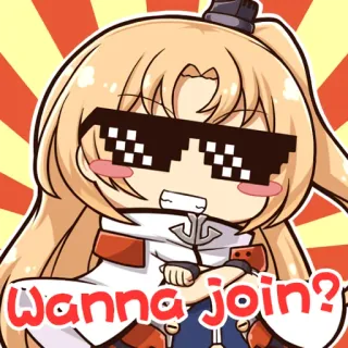 Azur Lane Characters ENG :: @line_stickers whatsapp stickers