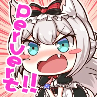 🤬 f624839c Pervert!! Anime, Desenho animado, Pervertido, Bravo, Kawaii, Fanart telegram sticker