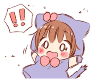 Boy of a cat ear 4 @reilostickers telegram stickers