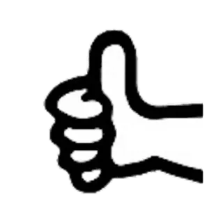 😊 dc396aa0 좋아요, 승인, 긍정, 제스처, 엄지척 whatsapp sticker