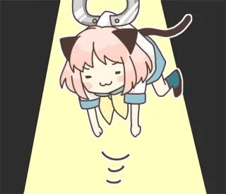 Cat ear girl Necoco :: @line_stickers telegram stickers