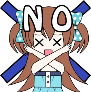 😵 c84f0944 NO No, Croce, Negazione, Negativo, Stop, Non, Proibito telegram sticker